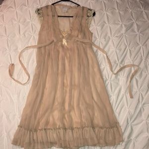 Charlotte Russe Pleated Dress - S